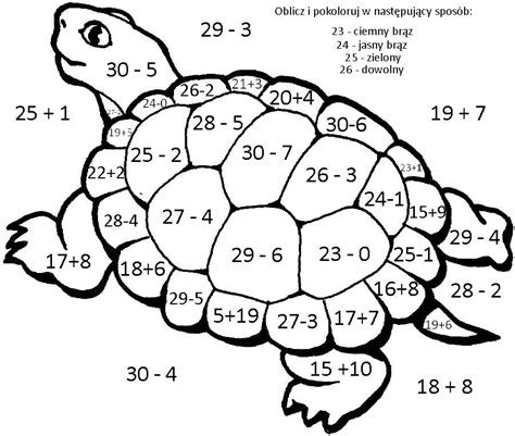 Kolorowanki Matematyczne Klasa 3 Do Druku SL