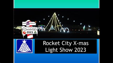 Rocket City Christmas Light Show 2023 - YouTube