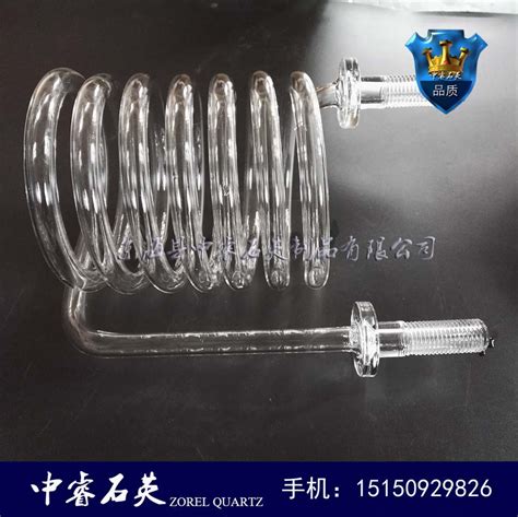 石英螺旋管 石英玻璃仪器 M20螺口 各种规格尺寸定制 连云港厂家 阿里巴巴