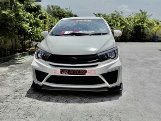 Perodua Bezza Gt Bodykit Body Kit Front Side Rear Bumper Skirt Lip Boot