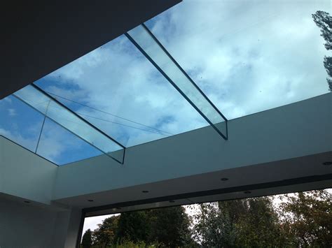 Ultra Slim Rooflight Structurally Glazed Onsite For Further