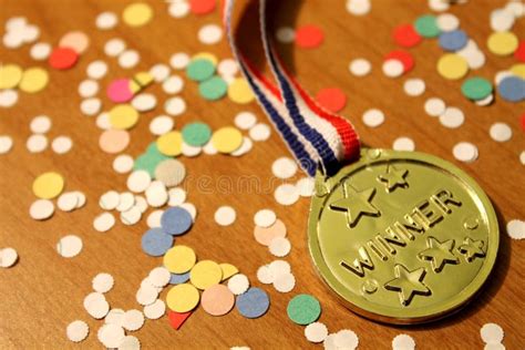 Winner Medal stock photo. Image of winner, place, sports - 22865172