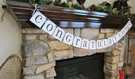 CONGRATULATIONS engagement banner sign / by CowCountryCreations