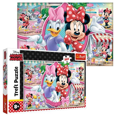 Trefl 260 Piece Kids Large Disney Minnie Mouse Happy Day Play Jigsaw