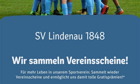 Scheine für Vereine sind zurück SV Lindenau 1848 Fußball