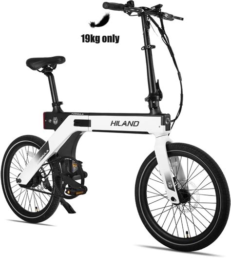 Amazon HILAND Adult Foldable Ebike 20 Belt Drive Folding