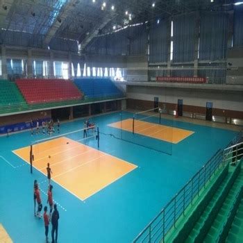 Professional Indoor Volleyball Courts Sports Flooring - China PVC ...