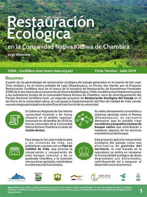 Restauración Ecológica Pdf Los Bosques Entorno Natural