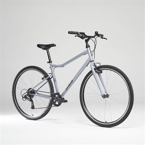 Hybrid Bike, RS 120 - Concrete grey - Riverside - Decathlon