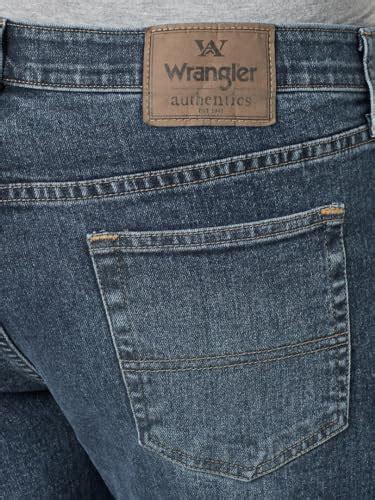 Wrangler Authentics Mens Comfort Flex Waist Relaxed Fit Jean