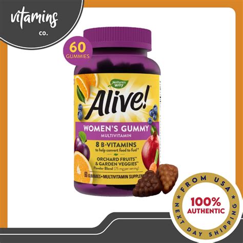 Natures Way Alive Womens Gummy Multivitamin Count Shopee