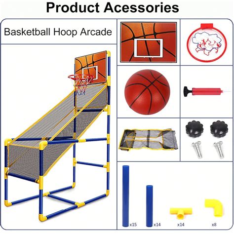 Basketball Korb Arcade Spiel Mit B Llen Und Luftpumpe Innen