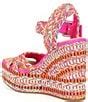 Gianni Bini Santi Woven Beaded Strappy Wedge Sandals Dillard S