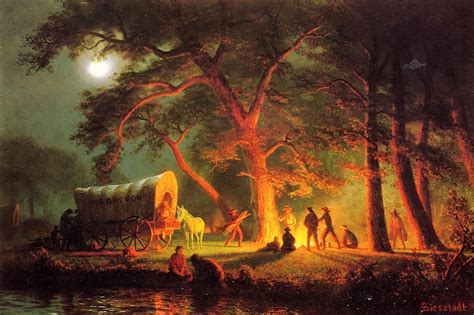 Oregon Trail By Albert Bierdstadt Albert Bierstadt Paintings