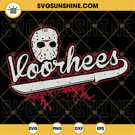 Jason Voorhees Svg Friday The 13th Svg Halloween Svg