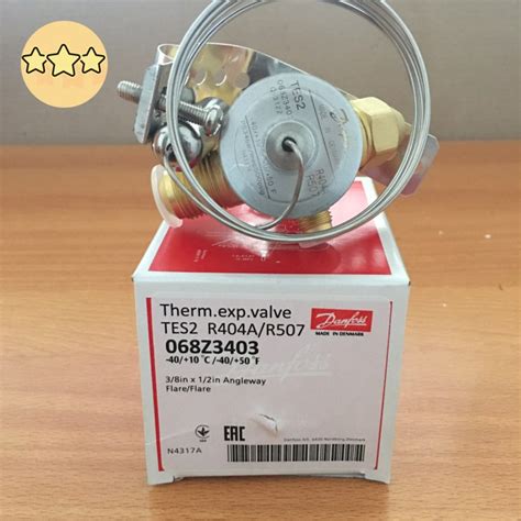 Jual New Expansi Valve Danfoss Tes 2 Te 2 R404A R507 Danfos 068Z3403