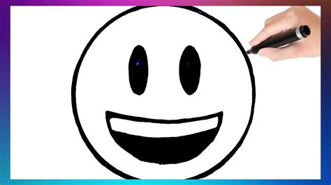 Como Dibujar Paso A Paso Al Emoji Riendo Youtube