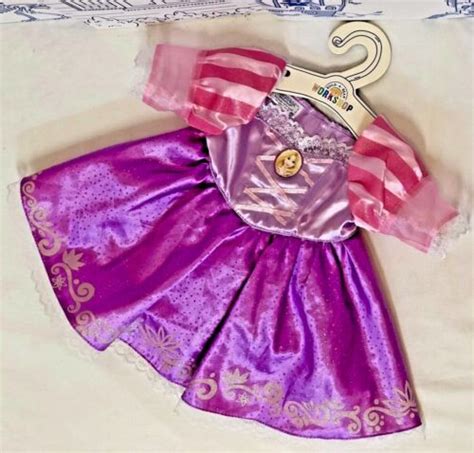 Build A Bear Clothes Disney Princess Rapunzel Tangled Purple Gown Dress Outfit Ebay