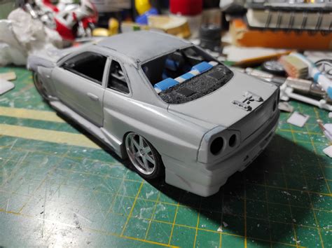 Im Bau Brians 1999 Nissan Skyline Gt R R34 C West Reparatur