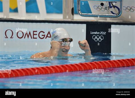 Frances Yannick Agnel Won The Gold Medal Mens 200m Freestyle Final In