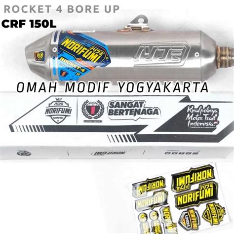 Knalpot Norifumi Rocket Bore Up Crf L Stainless Original Lazada