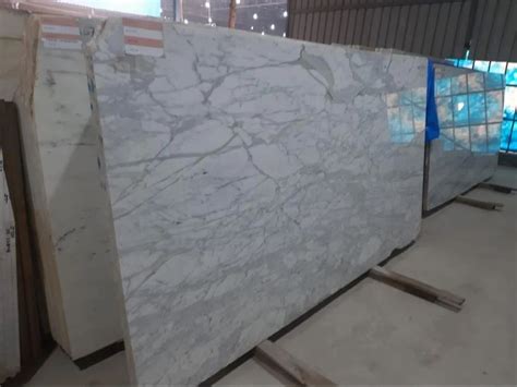 White Italian Marble Slab Thickness Mm At Rs Square Feet In