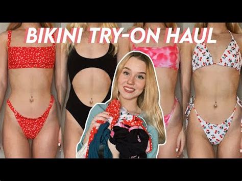 ASMR Try On Haul The MOST Satisfying Bikini Try On Amazon Summer Haul