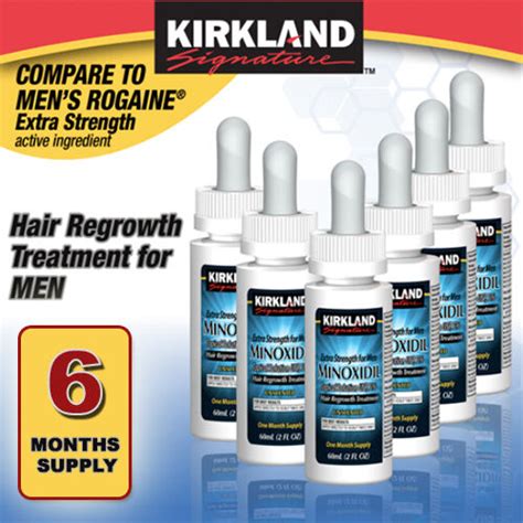 Kirkland Signature Minoxidil Topical Solution Usp 5 Hair Regrowth