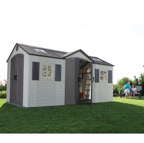 Lifetime X Dual Entry Plastic Storage Shed