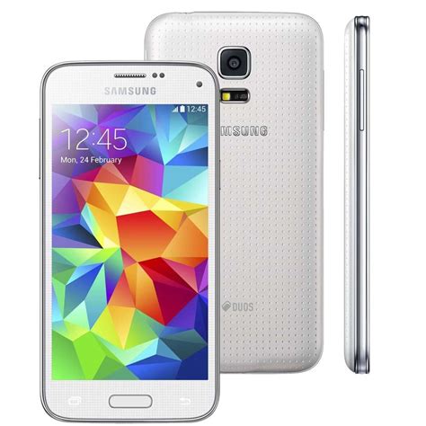 SMARTPHONE SAMSUNG GALAXY S5 MINI DUOS SM G800H BRANCO DUAL CHIP TELA