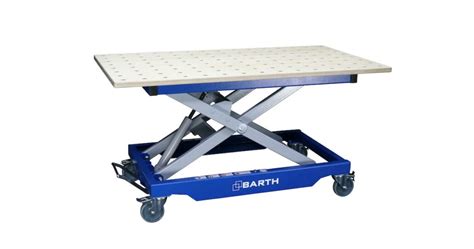 Barth Hubtisch H Mit Lochplatte Bh Bh