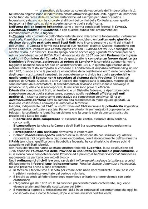 Riassunto Esame Diritto Pubblico Comparato Prof Locchi Maria Chiara