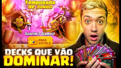 MELHORES DECKS PARA VENCER NESSA ATUAL TEMPORADA YouTube