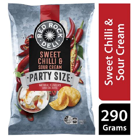 Buy Red Rock Deli Sweet Chilli Sour Cream Potato Chips JUMBO SIZE