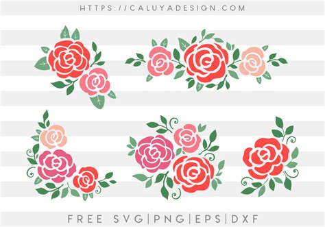 Rose SVG Free Cricut Cut File