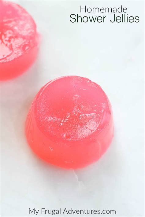 Homemade Shower Jellies My Frugal Adventures