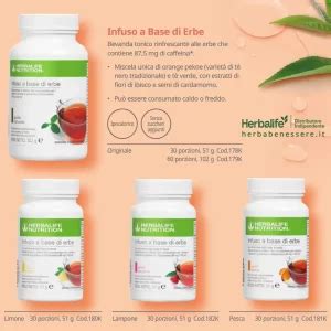 Infuso A Base Di Erbe Herbalife Bevanda Tonificante 4 Gusti