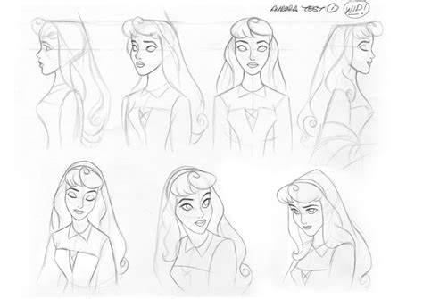 Disney Character Studies | Disney art style, Disney style drawing, Disney sketches