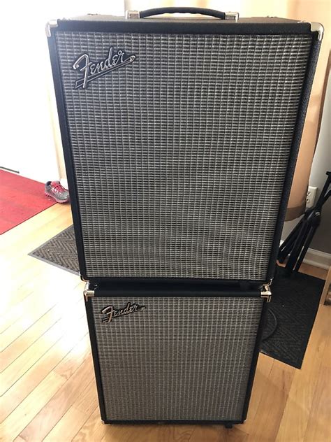 Fender Rumble 500 2x10 Bass Combo Amp With Extension Cabinet Reverb