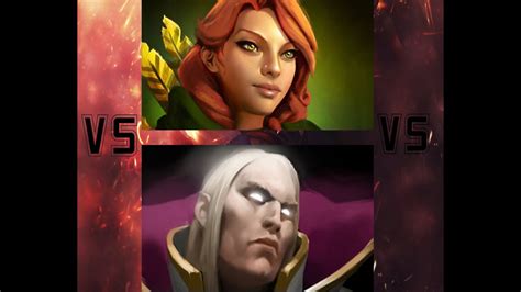 Windranger Vs Invoker Solo Mid Youtube