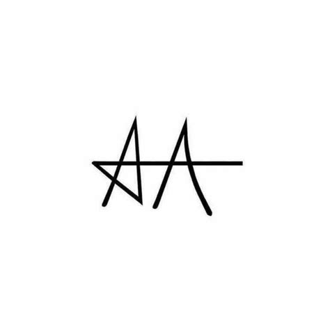 Minimalist Letter Aa Wallpaper