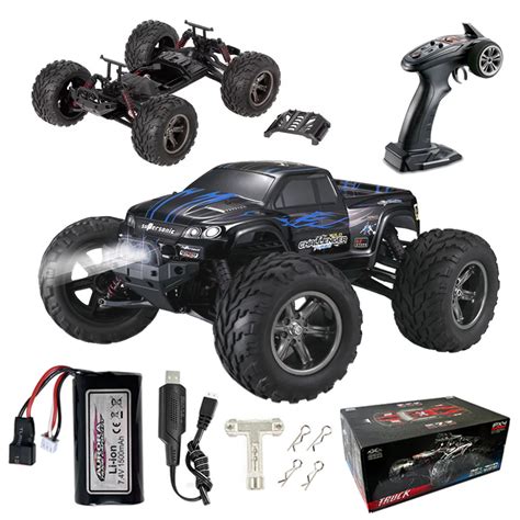 1 12 X9115 RTR RC Monster Truck Black Blue Zwartkops RCX