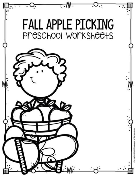 Free Printable Apple Worksheets For Preschoolers Kindergartners Artofit