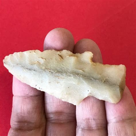 Lange Point Authentic Indian Arrowhead Texas Indian Artifact Native