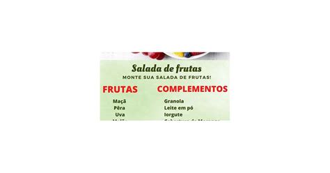 Lista De Frutas Para Salada De Frutas - lista de frutas para salada de frutas - แอปบน Google Play - receita