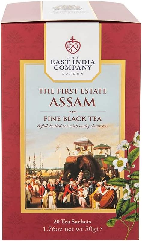 The East India Company The First Estate Assam Black Tea 20 Individual Sachet Tea Bags