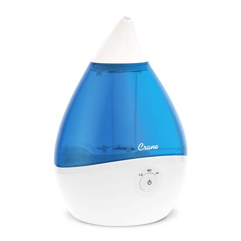 Crane Droplet Ultrasonic Small Air Humidifiers For Bedroom And Office