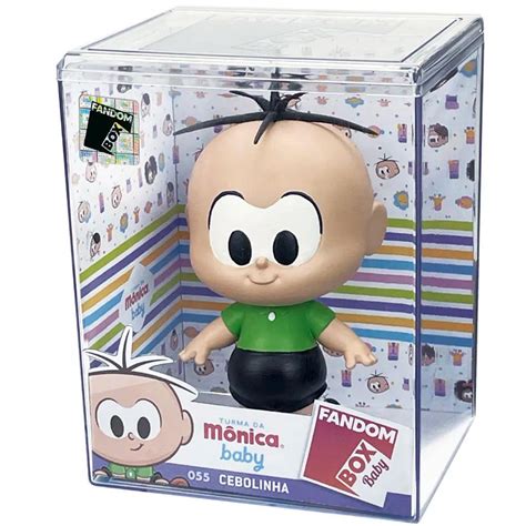 Boneco Cebolinha Turma Da Monica Fandom Box Em Vinil Original Cm