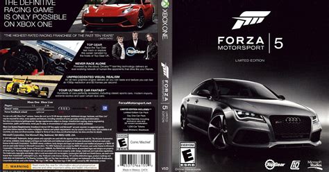 Forza Motorsport 5 Limited Edition Xbox One Ultra Capas