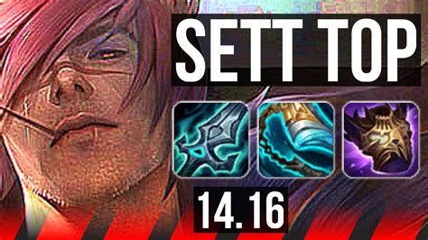 SETT Vs FIORA TOP 7 Solo Kills 13 2 3 Dominating EUW Diamond